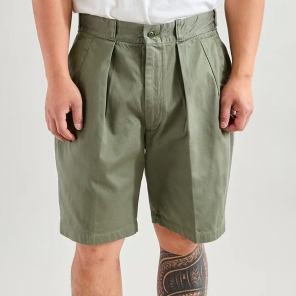 🔥Pleated Military Chino Shorts🔥Made in Japan - Picture 6 of 6